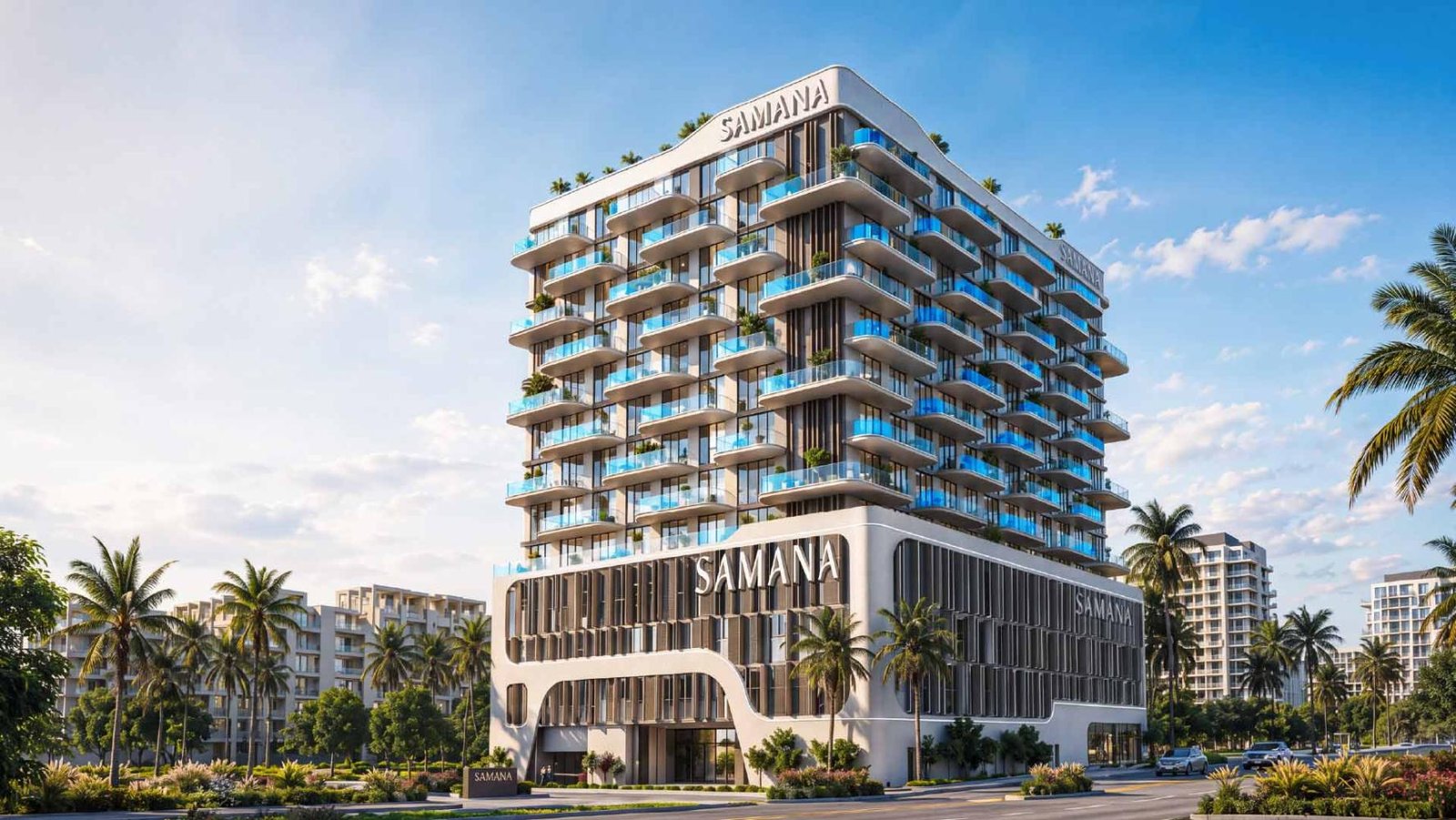 SAMANA Portside at Downtown Jebel Ali - Samana Developers Downtown Jebel Ali, along Sheikh Zayed Road, Dubai, UAE