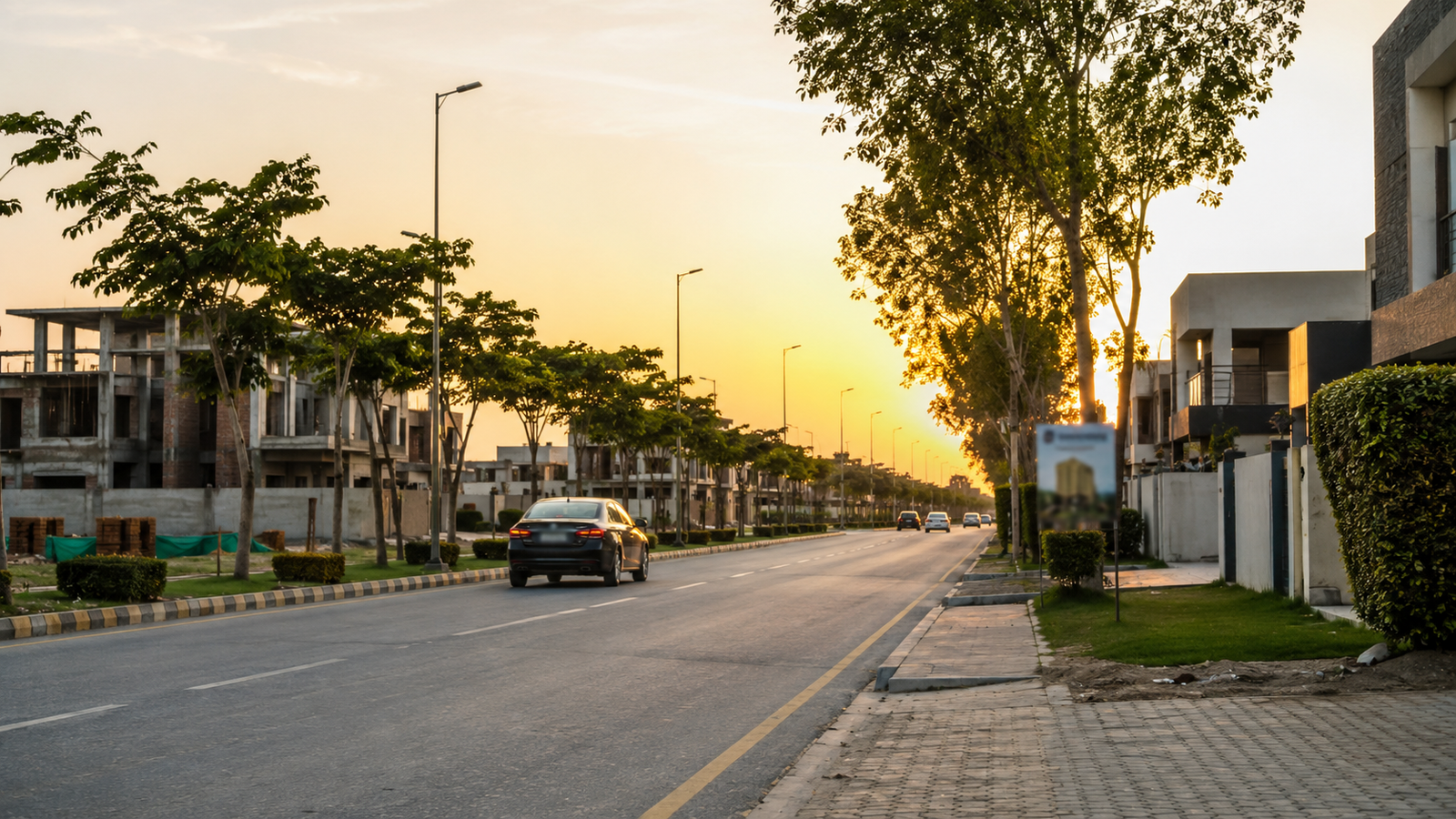 DHA Lahore street view