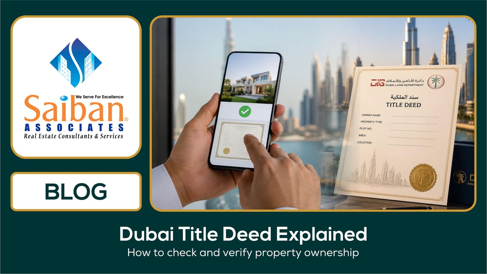 Dubai Title Deed